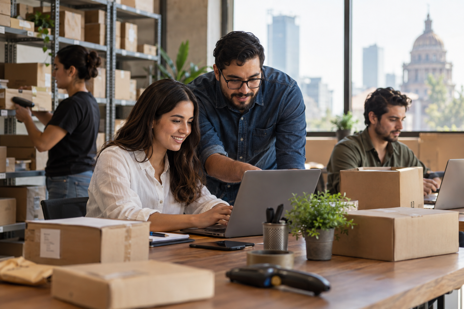 Fotografía editorial sobre estrategia de ventas online para marketplaces