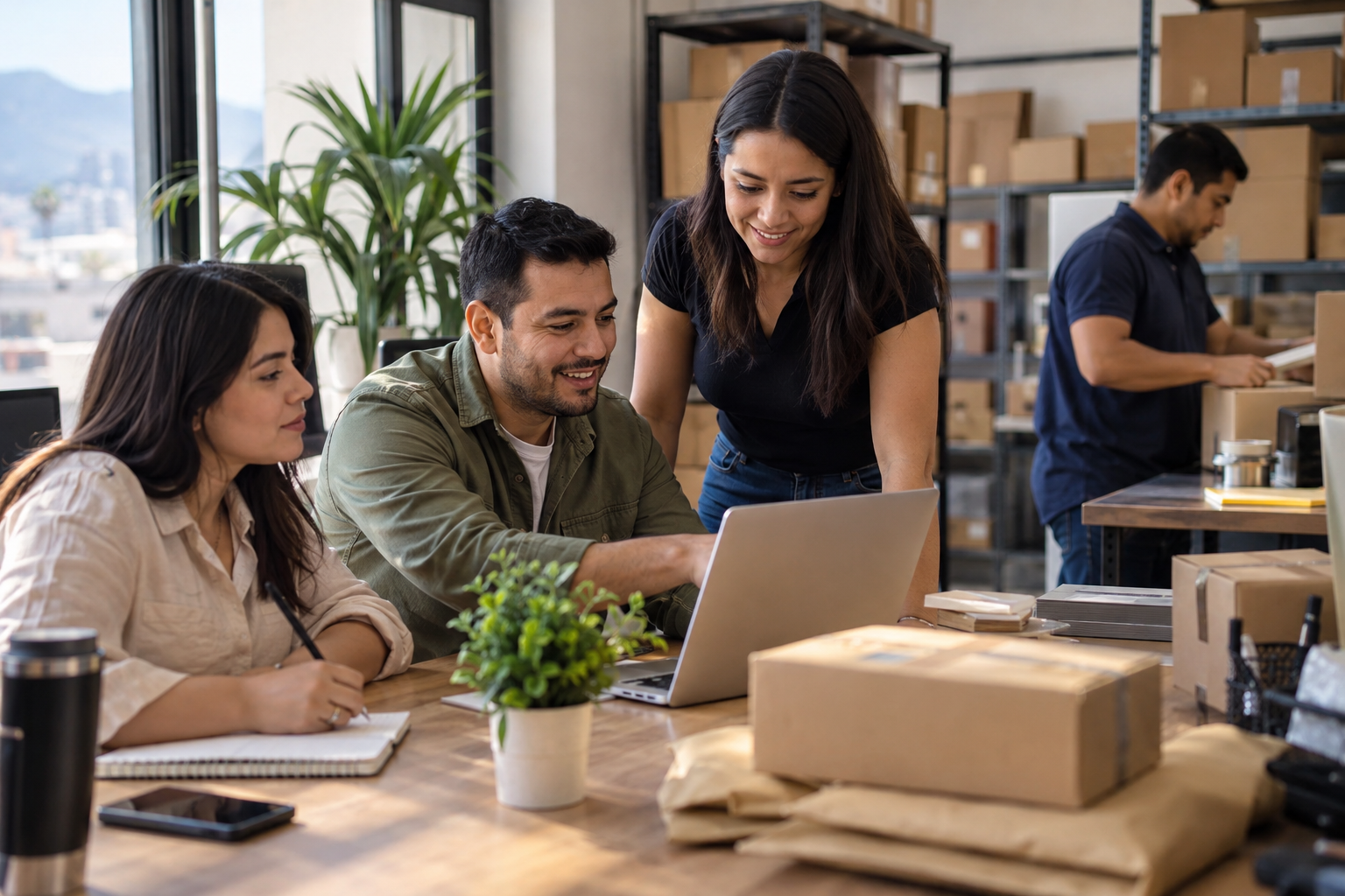 Fotografía editorial sobre gestión de ventas de una empresa en marketplaces